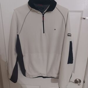 Tommy Hilfiger White and Black Pullover